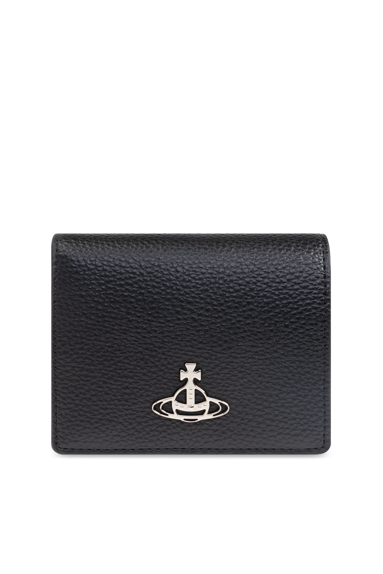 Vivienne Westwood【関税/送料込】ORB LOGO BLACK WALLET ☆送料関税込☆Vivienne Westwood ORBロゴ 折りたたみ財布